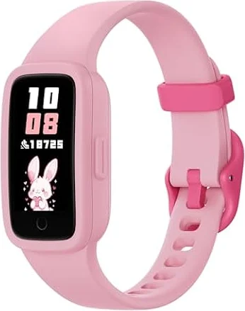 Vigor 3 Kids Fitness Tracker Smart Watch, AMOLED Screen for Girls Ages 4-12 | No Phone No App Required, 3ATM Waterproof, Pedometer, Heart Rate and Sleep Monitor, Vibrating Alarm, 10 Sport Modes, Reminder