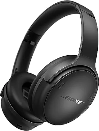 Bose QuietComfort SC Wireless Noise Cancelling Headphones, Bluetooth Over Ear Headphones with Up To 24 Hours of Battery Life, with Soft Case, Black