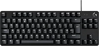Logitech G G413 TKL SE Mechanical Gaming Keyboard | Compact Backlit Keyboard, Tactile Mechanical Switches, Anti-Ghosting, Windows/macOS, QWERTY UK English Layout - Black