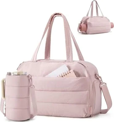 BAGSMART 25L Womens Gym Travel Bag, Shoe Compartment, Cabin Bag for Easyjet