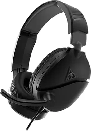 Turtle Beach Recon 70 Wired Multiplatform Gaming Headset for PS5, PC, XBOX | Black, PlayStation, PS4, XBOX Series X|S, XBOX One, Mobile, Flip-to-Mute Mic, 40mm Speakers, Lightweight, Soft Earpads