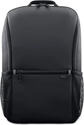 Dell EcoLoop Essential Laptop Backpack CP3724, 16in, 18L, Water Resistant | 400D Fabric, 100% Recycled Plastic, Dedicated Padded Laptop Sleeve, Daily Commute Ready