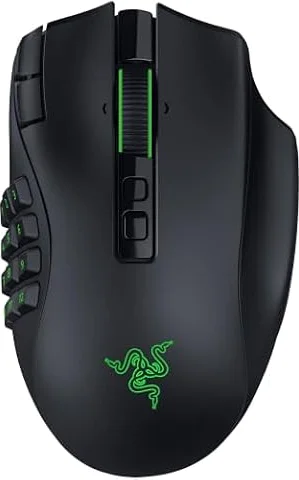 Razer Naga V3 Pro - MMO Wireless Gaming Mouse with Swappable Side Plates (HyperScroll Tilt Wheel Gen-2, Optical Mouse Switches Gen-4, Focus Pro 50K Optical Sensor Gen-3)