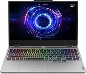 Lenovo LOQ Gen 10 | 15.6 inch FHD Gaming Laptop | Intel Core i5-13450HX | NVIDIA GeForce RTX 5060 | 144 Hz | 24 GB RAM | 1 TB SSD | Wi-Fi 6 | Windows 11 Home | White Backlit Keyboard | Luna Grey