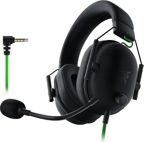 Razer BlackShark V2 X - Multi-Platform Wired E-sports Headset (Triforce 50 mm Drivers, Advanced Passive Noise Cancellation, 7.1 Surround Sound, Hyperclear Cardioid Mic) Black