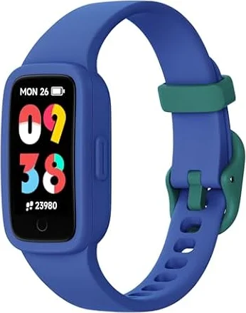 Vigor 3 Kids Fitness Tracker Smart Watch, AMOLED Screen for Boys Ages 4-12 | No Phone No App Required, 3ATM Waterproof, Pedometer, Heart Rate and Sleep Monitor, Vibrating Alarm, 10 Sport Modes, Reminder
