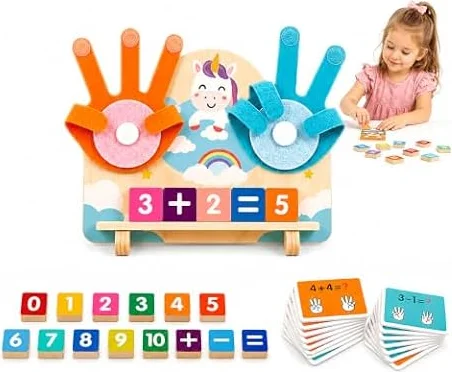 Unicorn Gifts for 3 4 5 Year Old Girls-Montessori Educational Learning Toys