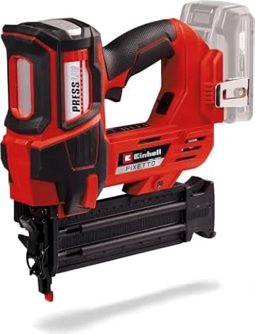 Einhell Cordless Nail Gun 18V PXC Without Battery | 60 Shots/Min, Single and Serial Shot Electric Nailer, Max. 50mm Staple Length, Depth Adjustment with 500 Nails
