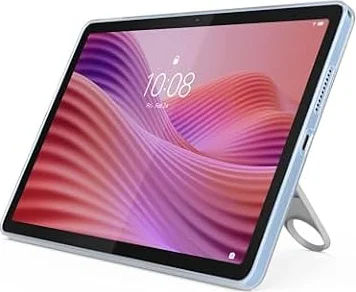 Lenovo Tab Android Tablet | 10.1 inch Full HD Display | MediaTek Helio G85 | 128GB | Wi-Fi 6 | 4GB RAM | Polar Blue + Clear Case