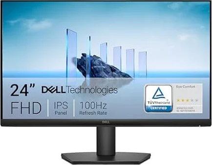 Dell 24 Monitor - SE2425HM, Full HD (1920x1080), 100Hz, IPS, 5ms, VESA (100x100mm), HDMI, VGA, 3 Year Warranty, Black
