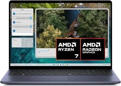 Dell Inspiron 16 5645 Laptop 16" FHD+ Display, AMD Ryzen 7 8840U, Radeon Graphics, 16GB RAM, 1TB SSD, Windows 11 Home, Fingerprint Reader, English-UK Backlit Keyboard, Midnight Blue