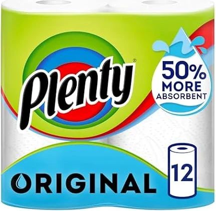 Plenty Original Kitchen Roll, 12 Rolls, Kitchen Towel, Kitchen Tissue | Kitchen Towel, Kitchen Tissue