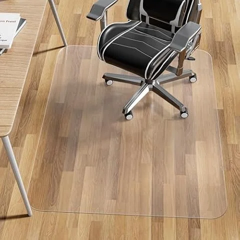 WASJOYE Office Chair Mat for Hard Floor, 90x120cm ChairMat for Home Office Study
