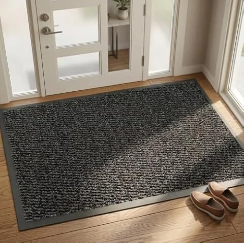 GULLAMBO Extra Large Door Mats 140cm x 80cm Commercial Indoor Mats for Office Hall, Chairs & Floors- Non Slip Rubber Backed Floor Protector- Large Entrance Rugs, Absorbent Dirt Trapper Barrier Mat
