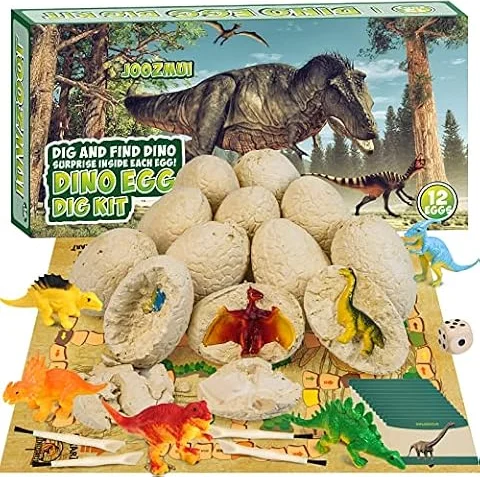 Joozmui Dinosaur Toys for Boys, Fossil Digging Kit for Kids Dinosaur Egg Toys 3-10 Year Old Boy Gifts Boys Toy Age 3-8 Toy Figure Gifts for 3-11 Year Old
